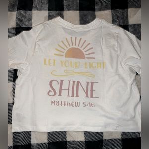 Bible Matthew 5:16 “Let your light shine”